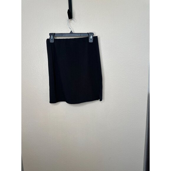 Antistar Womens Black Mini Skirt Large Polyester Spandex Fabric Stretchy - Picture 1 of 7